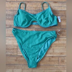 Old Navy Turquoise Bikini Set